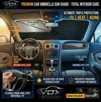 Universal - Car Windshield Sun Shade Umbrella Protector