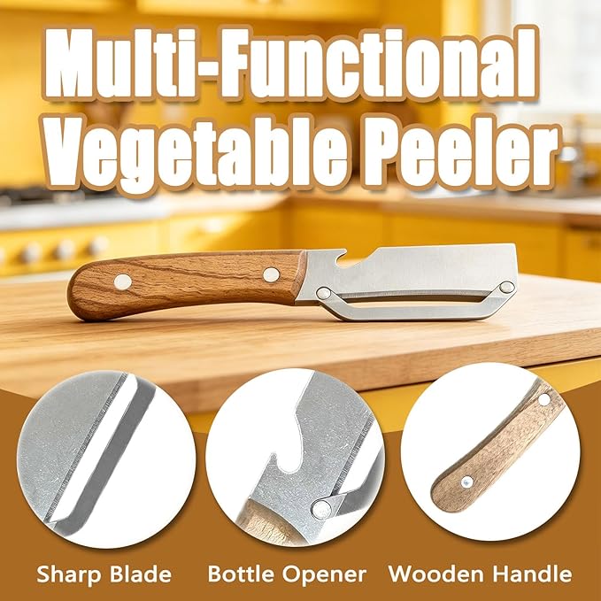 Premium 2-in-1 Stainless Steel Vegetable Peeler