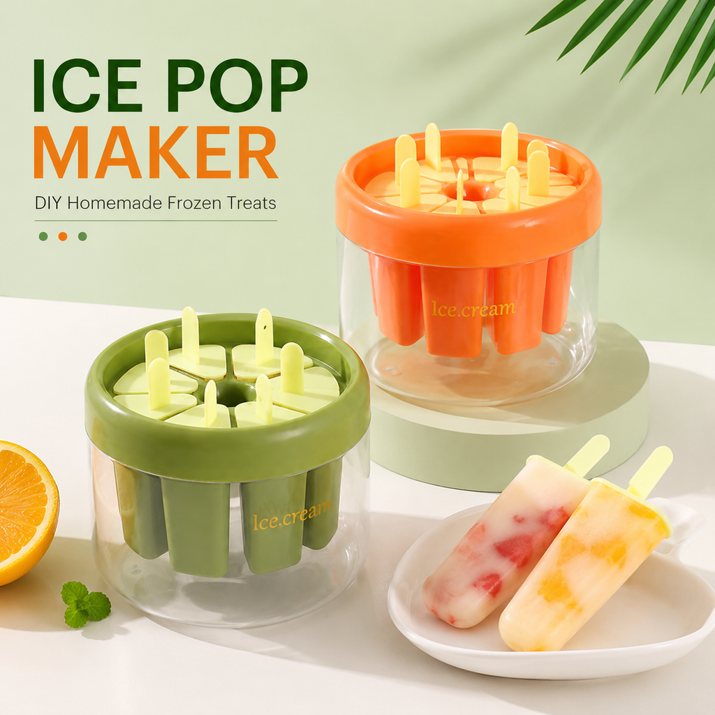 Reusable Ice Pop Maker – DIY Frozen Treat Mold