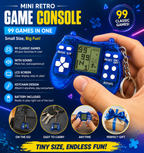 Mini Retro Handheld Game Console Keychain
