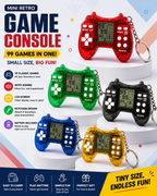 Mini Retro Handheld Game Console Keychain