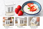 Greek Yogurt Maker with Fine Mesh Strainer Container