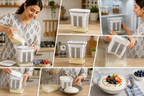 Greek Yogurt Maker with Fine Mesh Strainer Container