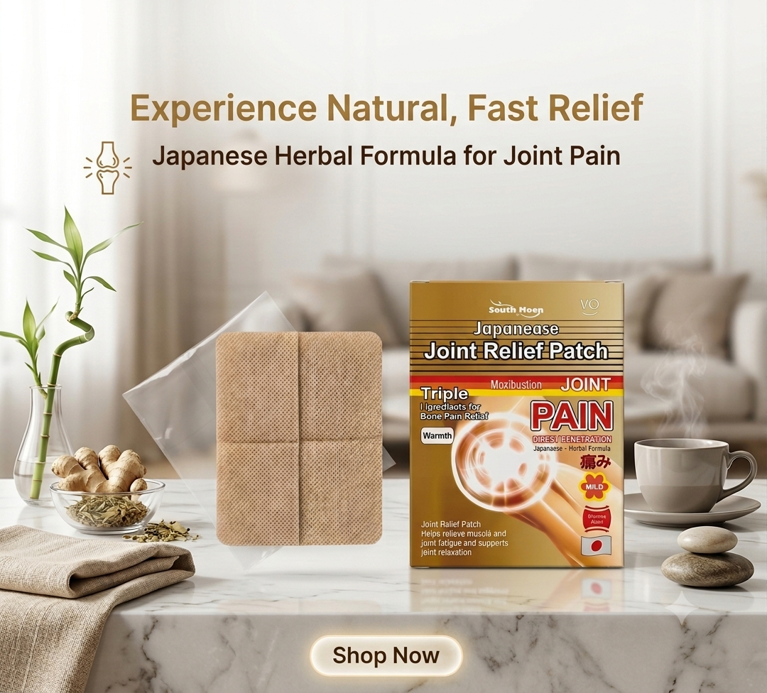 Japanese Joint Pain Relief Patches - Herbal Formula for Knee, Muscle & Bone Pain