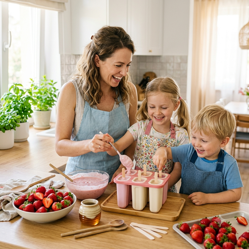 Reusable Ice Pop Maker – DIY Frozen Treat Mold