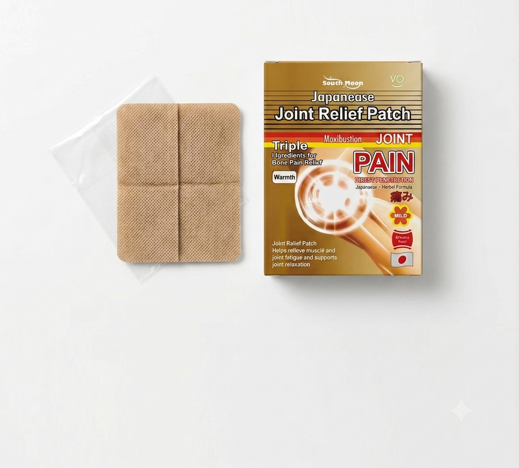 Japanese Joint Pain Relief Patches - Herbal Formula for Knee, Muscle & Bone Pain