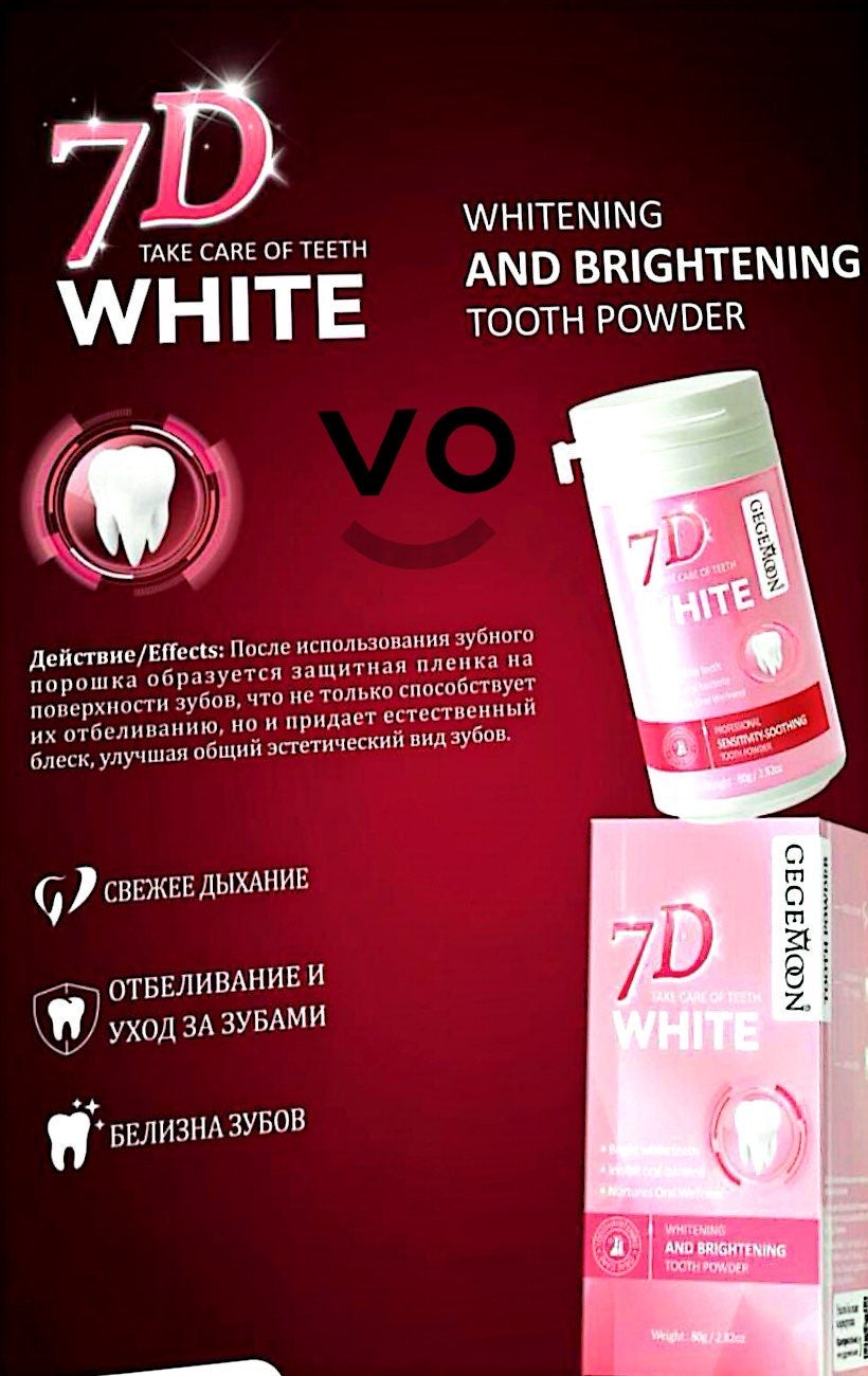Gegemoon - Teeth Whitening Flavored Powder