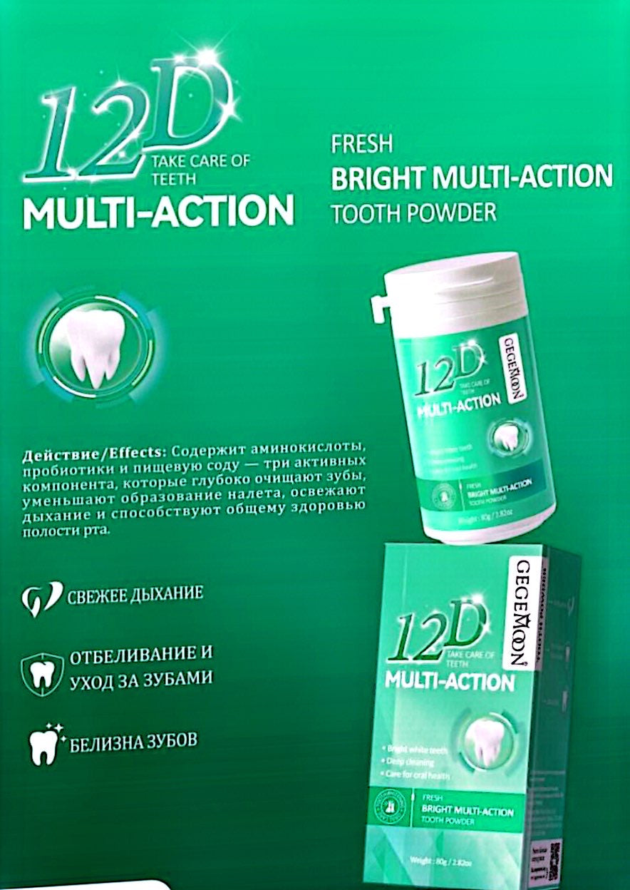 Gegemoon - Teeth Whitening Flavored Powder