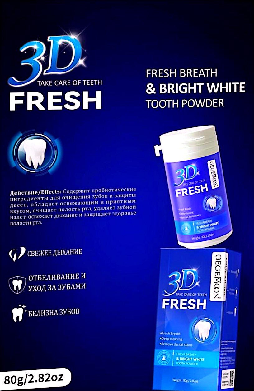 Gegemoon - Teeth Whitening Flavored Powder
