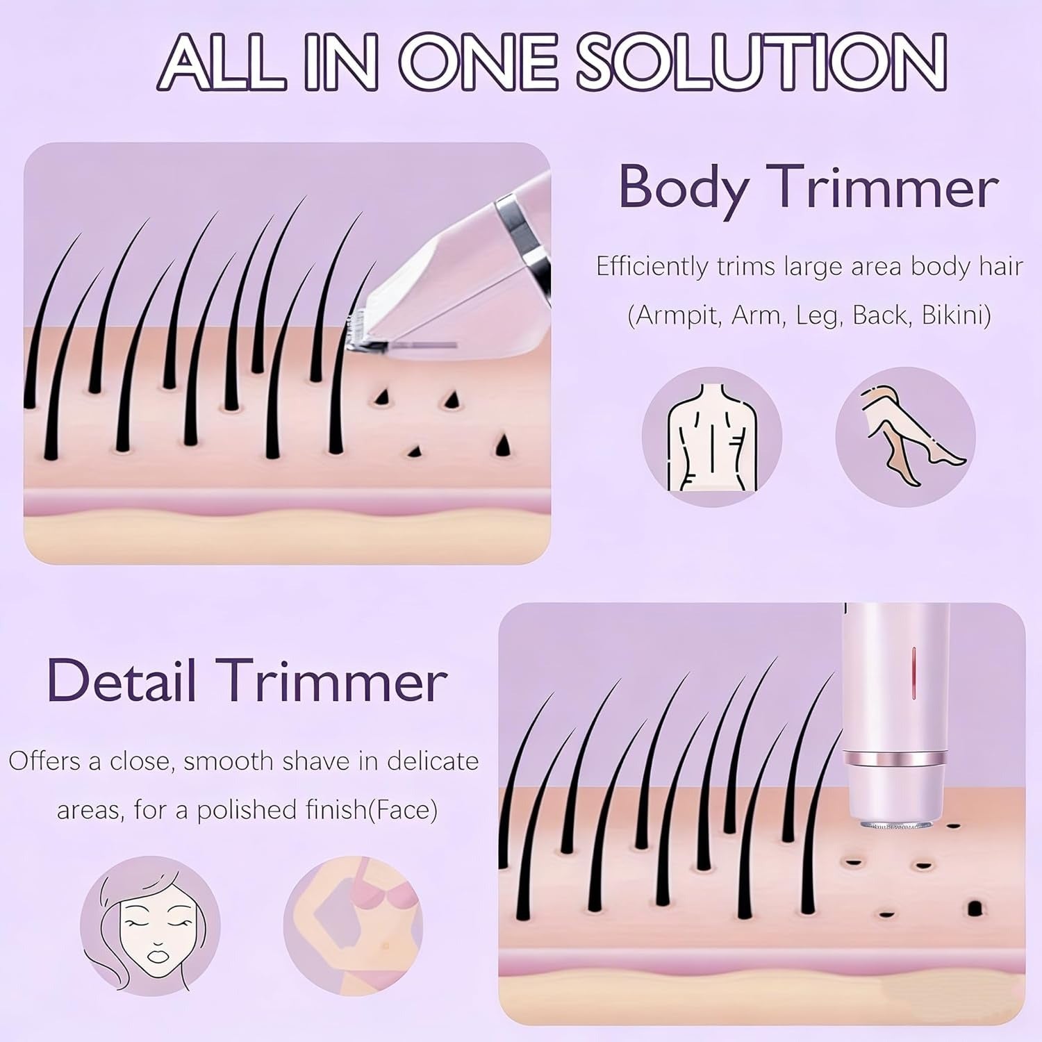 Female - Dual Head Bikini Shaver