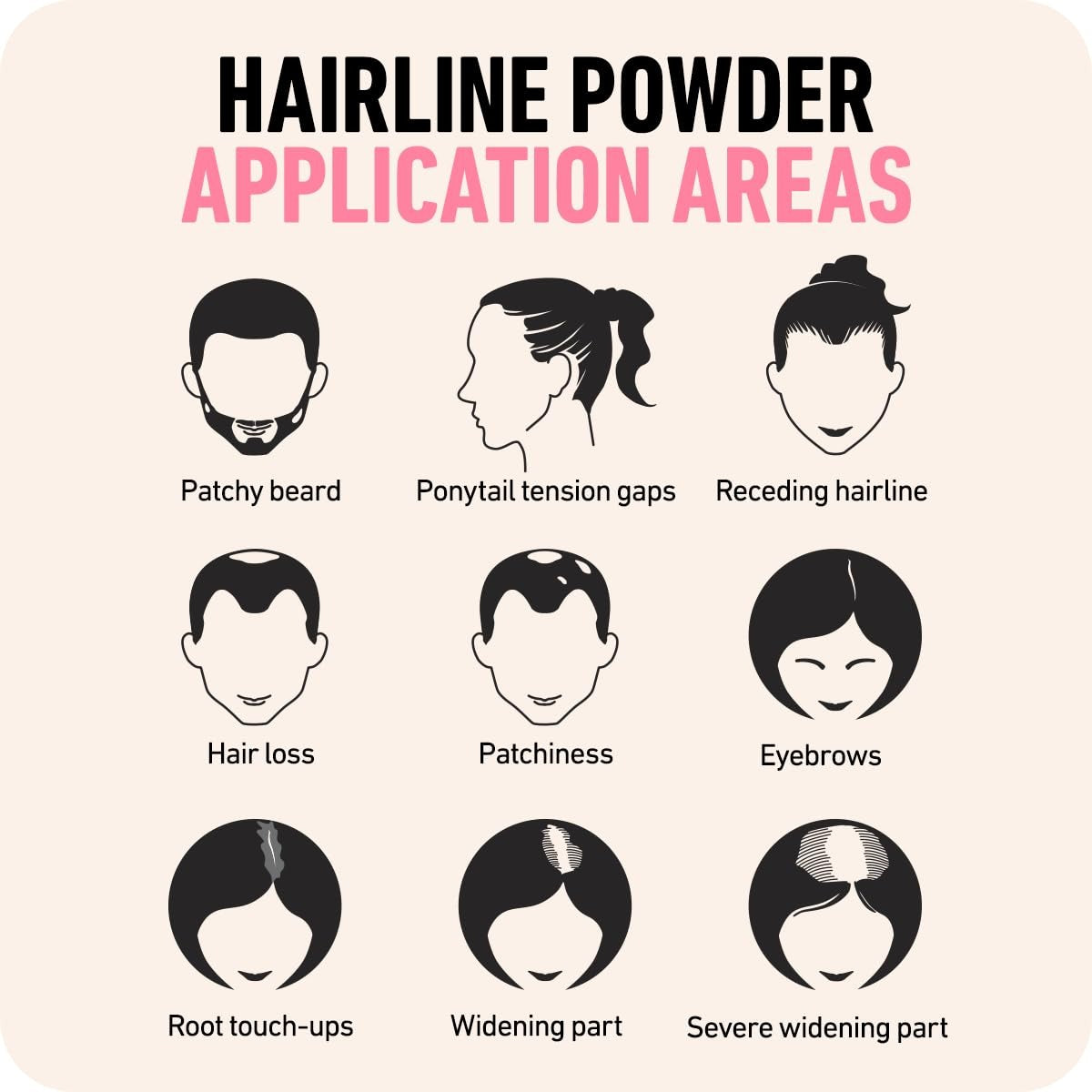 Ocheal - Hairline Powder Full Hair Coverage