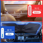 Universal - Car Windshield Sun Shade Umbrella Protector