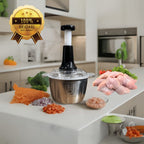 2 Litre Stainless Steel Bowl Manual Chopper | Meat & Veg Chopper