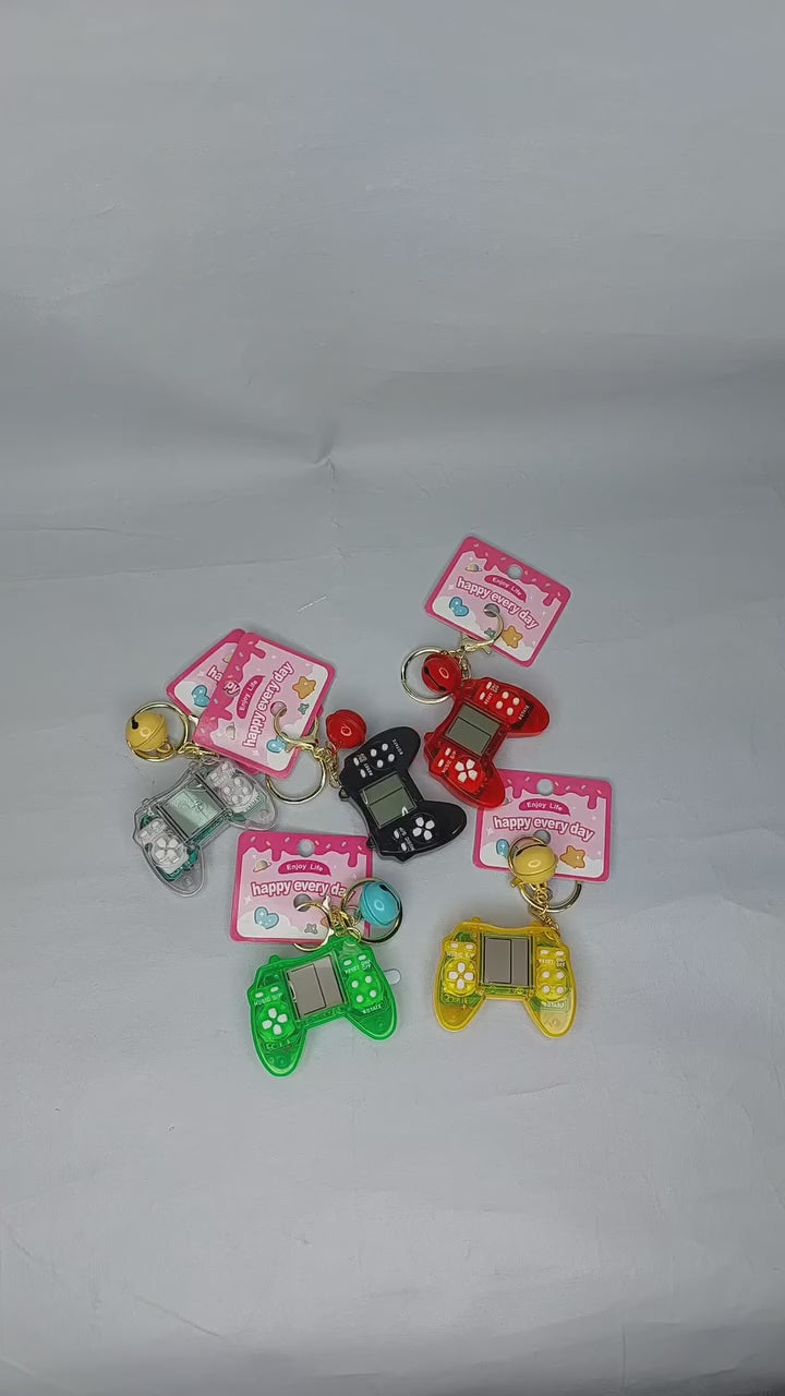 Mini Retro Handheld Game Console Keychain