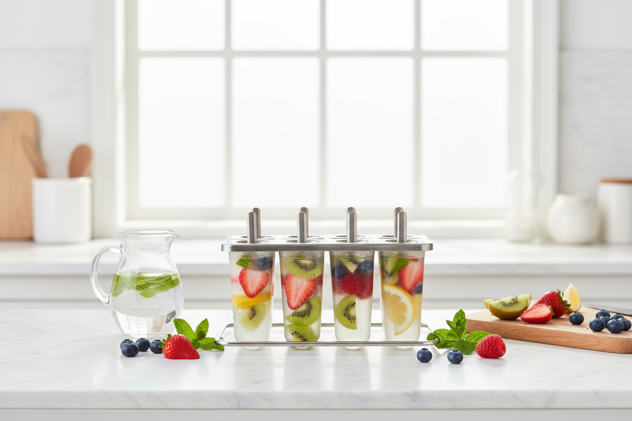 Reusable Ice Pop Maker – DIY Frozen Treat Mold