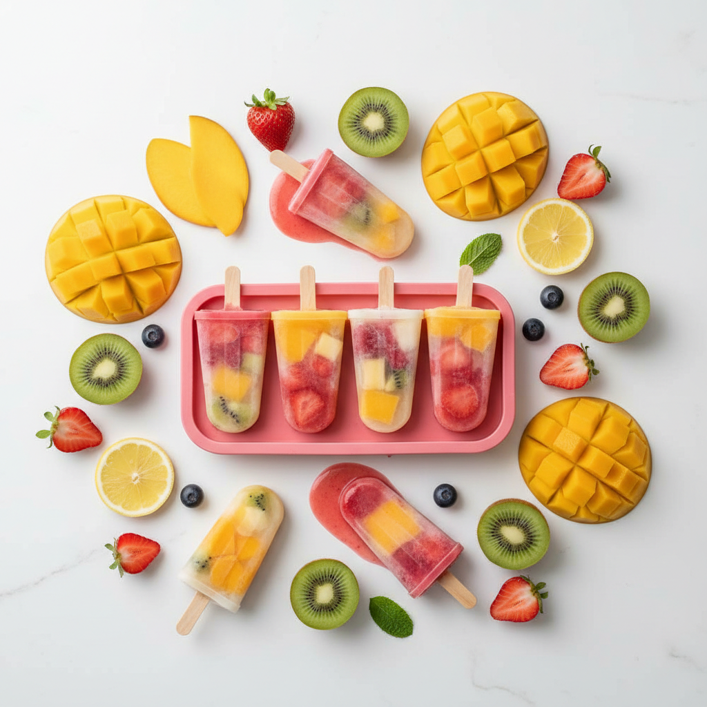 Reusable Ice Pop Maker – DIY Frozen Treat Mold